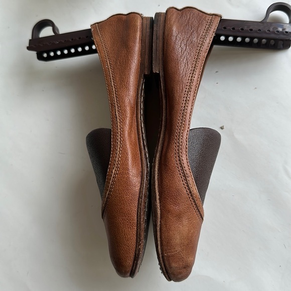 FRYE Carson Brown Leather Ballet Flats Women’s Sz 7M - Picture 9 of 15